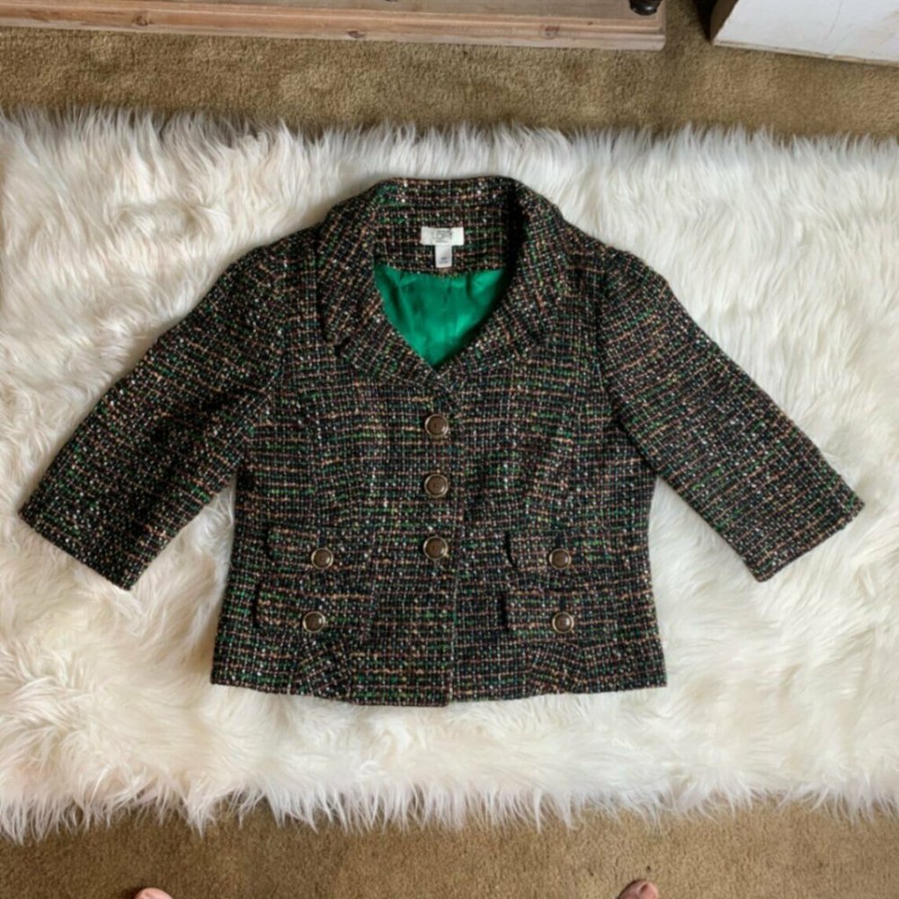 Ann Taylor Loft Women Multi Color Blazer Jacket